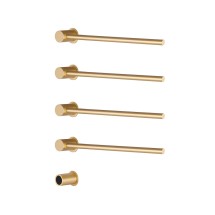 Полотенцесушитель электрический RAGLO R350.52.03 встраиваемый сенсорный с терморегулятором, сатин золотой &mdash; Полотенцесушитель водяной «Волна» с боковым подключением [1/2"] 500/730 Terminus 5 перекладин