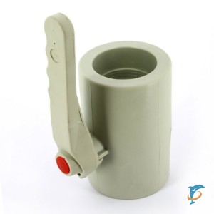 Кран шаровой сварка полипропиленовый рычаг FV-PLAST 75  (301075)