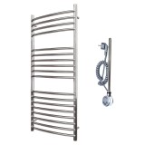 Полотенцесушитель электрический Point Альфа PN05152SE П18 500x1200 левый/правый, хром &mdash; 