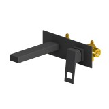 Смеситель для раковины встроенный Timo Briana 7171/03SM черный — 