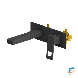 Смеситель для раковины встроенный Timo Briana 7171/03SM черный  (7171/03SM)