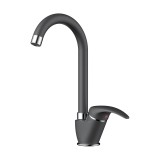 Смеситель OMOIKIRI Umi-BL для кухни чёрный &mdash; 