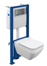 Комплект Cersanit CREA SQUARE CO DPL EO slim инсталляция LINK PRO — 