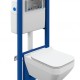 Комплект Cersanit CREA SQUARE CO DPL EO slim инсталляция LINK PRO  (63997)