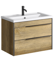 Тумба для комплекта Aqwella Fargo 80 подвесная — 