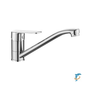 Смеситель DECOROOM DR22018 одноручный  для кухни с поворотным изливом  (DR22018)