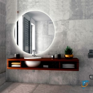 Зеркало AZARIO Саванна D1000 c подсветкой и диммером, сенсор выкл (LED-00002465)  (LED-00002465)