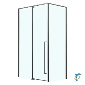 Душевое ограждение Azario MALE 1200х900х1950 прозрачное стекло 6 мм, профиль графит матовый (AZ-J50-12090-MGR-CL)  (AZ-J50-12090-MGR-CL)