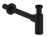Сифон бутылочный Iddis Optima Home для раковины, черный матовый, OPTBL00i84 &mdash; Смеситель для биде, YA46177C, Vane