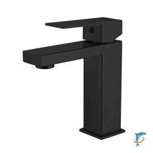 Смеситель для раковины HAIBA HB10803-7 нержавеющая сталь, черный  (HB10803-7)