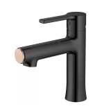 Смеситель для раковины HAIBA HB10652-7 латунь, черный &mdash; 