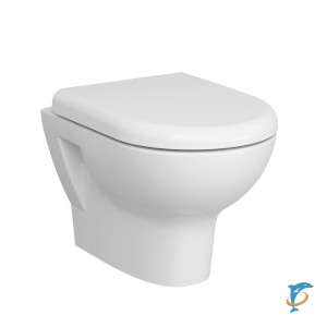 Унитаз подвесной Vitra Zentrum 5795B003-0075 безободковый, белый глянец (5795B003-0075)