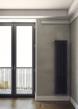 Стальной двухтрубчатый радиатор Arbonia 2180/10/69 антрацит 10 секций нижнее — 