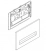 Кнопка смыва BelBagno Marmi BB010-MR-CHROME, хром глянцевый