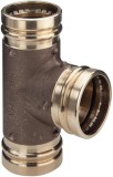Тройник под пресс Viega Sanpress d28х28х15 бронза, модель 2218  &mdash; 