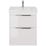 Тумба для комплекта Dreja PRIME 70 подвесная/напольная, белый глянец — 