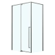 Душевое ограждение Azario MALE 900х900х1950 прозрачное стекло 6 мм, профиль графит матовый (AZ-J50-90-MGR-CL)  (AZ-J50-90-MGR-CL)
