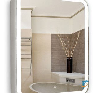 Зеркало-шкаф AZARIO Фиджи 60 602х800х140 c подсветкой и диммером, сенсорный выключатель (LED-00002364)  (LED-00002364)