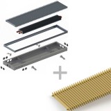 Конвектор ITT.140.400.1800 с решеткой GRILL.SGA-40-1800 brown — 