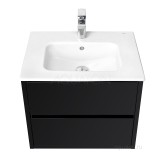 Тумба под раковину Aquaton Римини 60 черный глянец 1A226601RN950 NEW — 