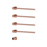 Полотенцесушитель электрический RAGLO R350.52.33 встраиваемый сенсорный с терморегулятором, матовая медь &mdash; Полотенцесушитель водяной «Форма» [1/2"] 400/821 Terminus  