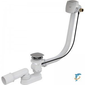 Слив-перелив AlcaPlast с толстыми стенками, арт.A565CRM2-80  (A565CRM2-80)