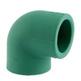 Полипропиленовый угольник Baenninger PP-R G8090 ВВ 90° 50 мм &mdash; Угловое двураструбное соединение Baenninger 90° из полипропилена PP-R модель G8090 и полипропилена PP-RCT модель G8090B.