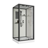 Душевая кабина Niagara Standart ST100/15Q/BL (100х100х215) квадрат, поддон 15см, распашная &mdash; 