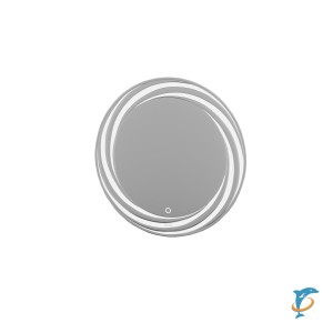 Зеркало ARMA D800 (800*800*45) LED с сенсорным выключателем и гравировкой  (158080)