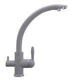 Смеситель для кухонной мойки Ulgran Quartz UQ-017 бетон — 