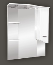 Зеркало со шкафом Мисти (Misty) Дрея 85 правое —  Зеркало со шкафом Мисти(Misty) Дрея 85 прав.