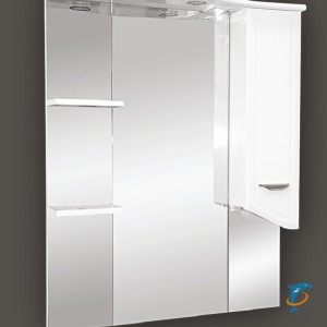 Зеркало со шкафом Мисти (Misty) Дрея 85 правое  (Э-Дре02085-01СвП)