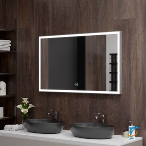 Зеркало Misty Веритате 100 сенсорное, LED холодная подсветка с подогревом (ВЕР-02-100/60-14)