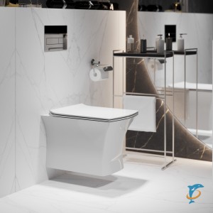 Унитаз подвесной Grossman GR-4461S с тонкой крышкой (GR-4461S)