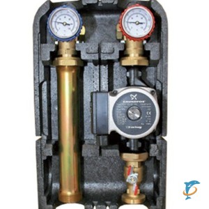 Насосная группа STOUT с прямым контуром 1 1/4 без насоса в теплоиз-ии DN 32, 42kW  (SDG-0001-003201)