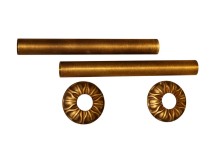 Комплект декоративных трубок и розеток D18/L160 мм RETROstyle латунь retro — 