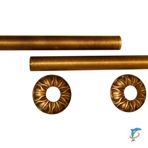 Комплект декоративных трубок и розеток D18/L160 мм RETROstyle латунь retro (А67000МА D18R)
