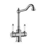 Смеситель OMOIKIRI Tottori-SI для кухни , античное серебро — 