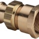 Разъёмное соединение d28x3/4 с переходом на внутреннюю резьбу под пресс Viega с плоским уплотнением, бронза, модель 2262   (365103)