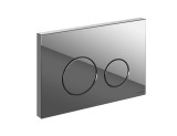 Кнопка Cersanit TWINS для LINK PRO/VECTOR/LINK/HI-TEC пластик хром глянцевый &mdash; 