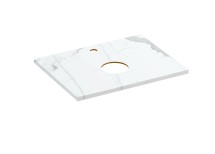 Столешница Cersanit STONE из керамогранита Energy 60x45x2 белый матовый — 