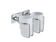 Стакан двойной для зубных щеток Timo Nelson 150032/00 Хром — 