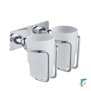Стакан двойной для зубных щеток Timo Nelson 150032/00 Хром (150032/00 chrome)