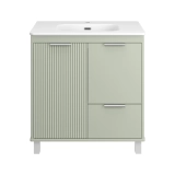 Тумба с раковиной Brevita 80 Risacca Pistachio — 