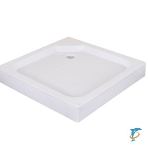 Поддон акриловый,квадрат,на каркасе,с сливом и сифоном 90*90см (PTA-09092)