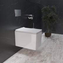 Унитаз подвесной Grossman GR-4460S с тонкой крышкой — 