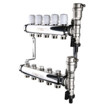 Коллекторная группа VALTEC 1''x 3/4 на 3 выхода — 