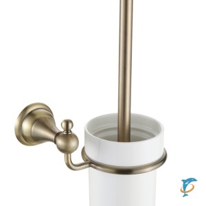 Ёрш Azario ELVIA подвесной с керамической колбой, бронза (AZ-91113Q)  (AZ-91113Q)