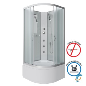 Душевая кабина Niagara NG-2307-14BKG (800х800х2000)  (23071424BKG)