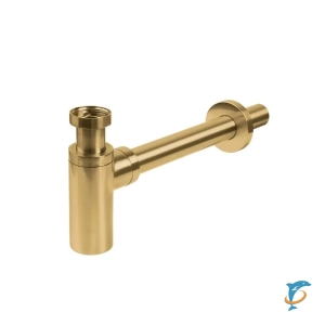 Сифон бутылочный для раковины Iddis Optima Home OPTMG00i84, золото матовое  (OPTMG00i84)